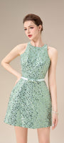 Starla A-line Sleeveless Tulle Mini Dress - MEAN BLVD