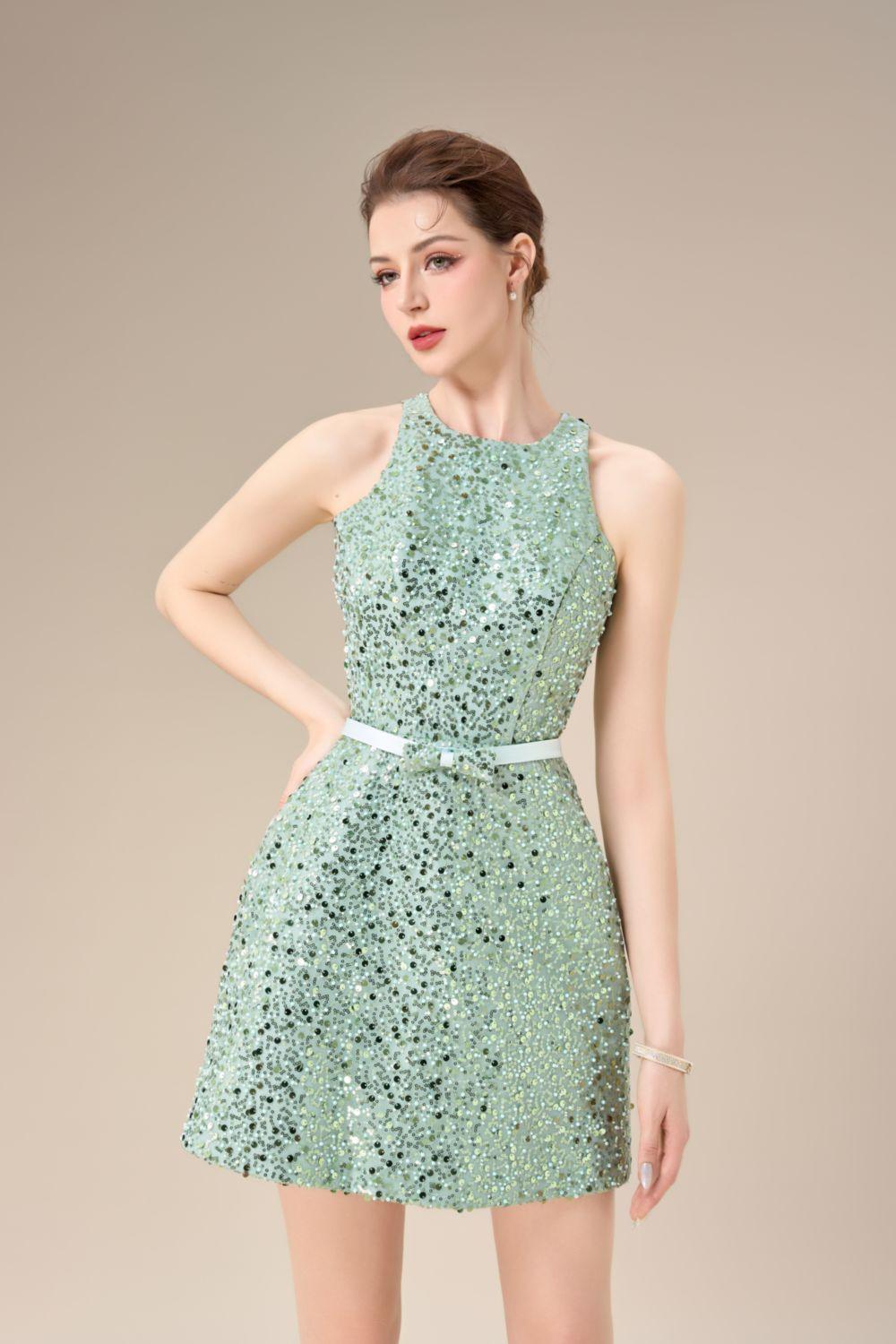 Starla A-line Sleeveless Tulle Mini Dress - MEAN BLVD
