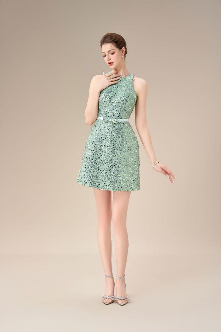 Starla A-line Sleeveless Tulle Mini Dress - MEAN BLVD