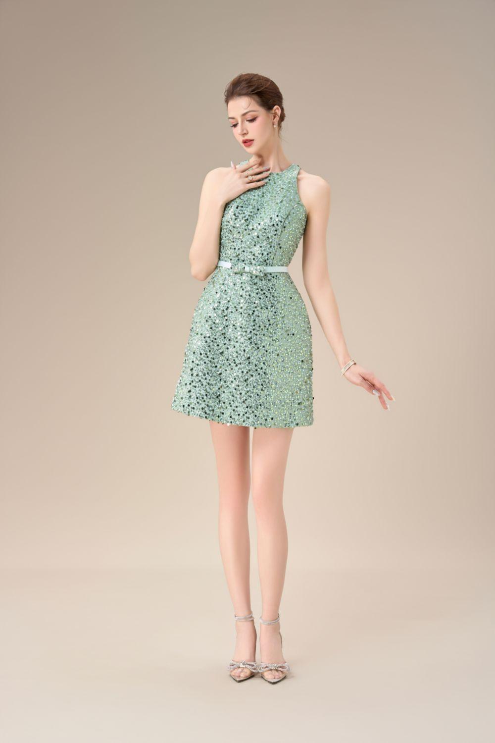 Starla A-line Sleeveless Tulle Mini Dress - MEAN BLVD