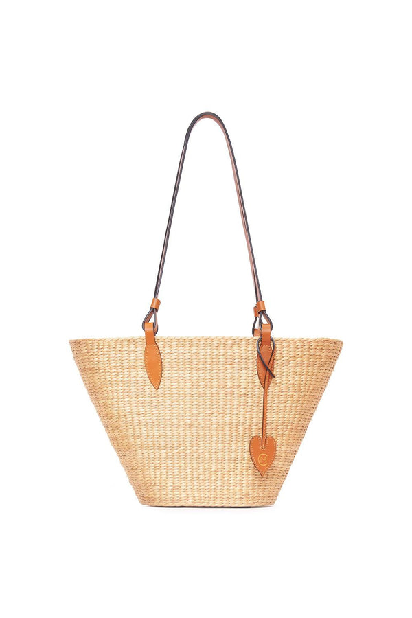 Stella Zipper Water Hyacinth Fiber Bag - MEAN BLVD