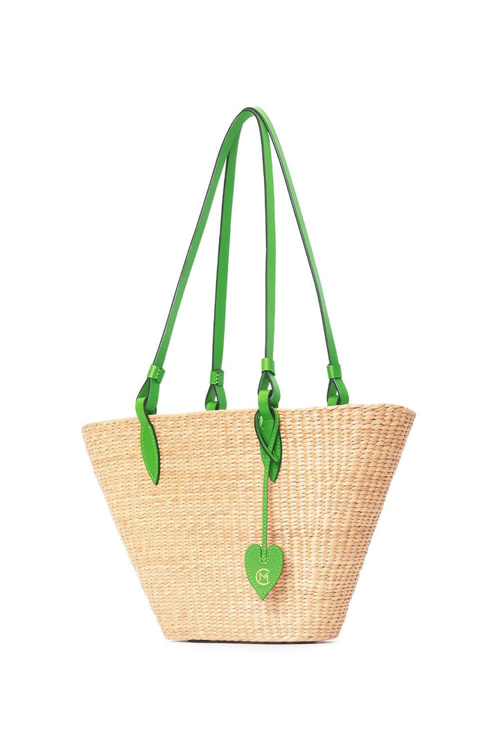 Stella Zipper Water Hyacinth Fiber Bag - MEAN BLVD