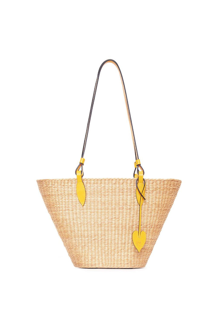 Stella Zipper Water Hyacinth Fiber Bag - MEAN BLVD