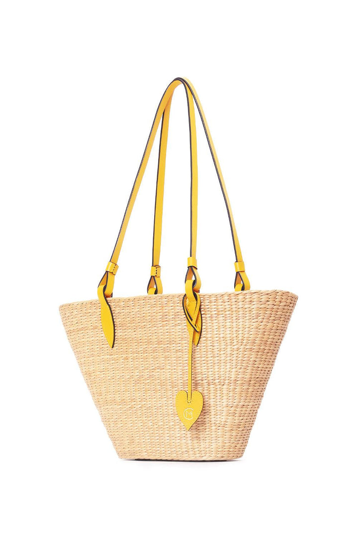 Stella Zipper Water Hyacinth Fiber Bag - MEAN BLVD