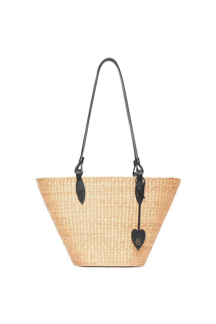 Stella Zipper Water Hyacinth Fiber Bag - MEAN BLVD