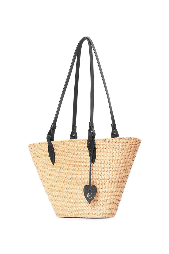 Stella Zipper Water Hyacinth Fiber Bag - MEAN BLVD