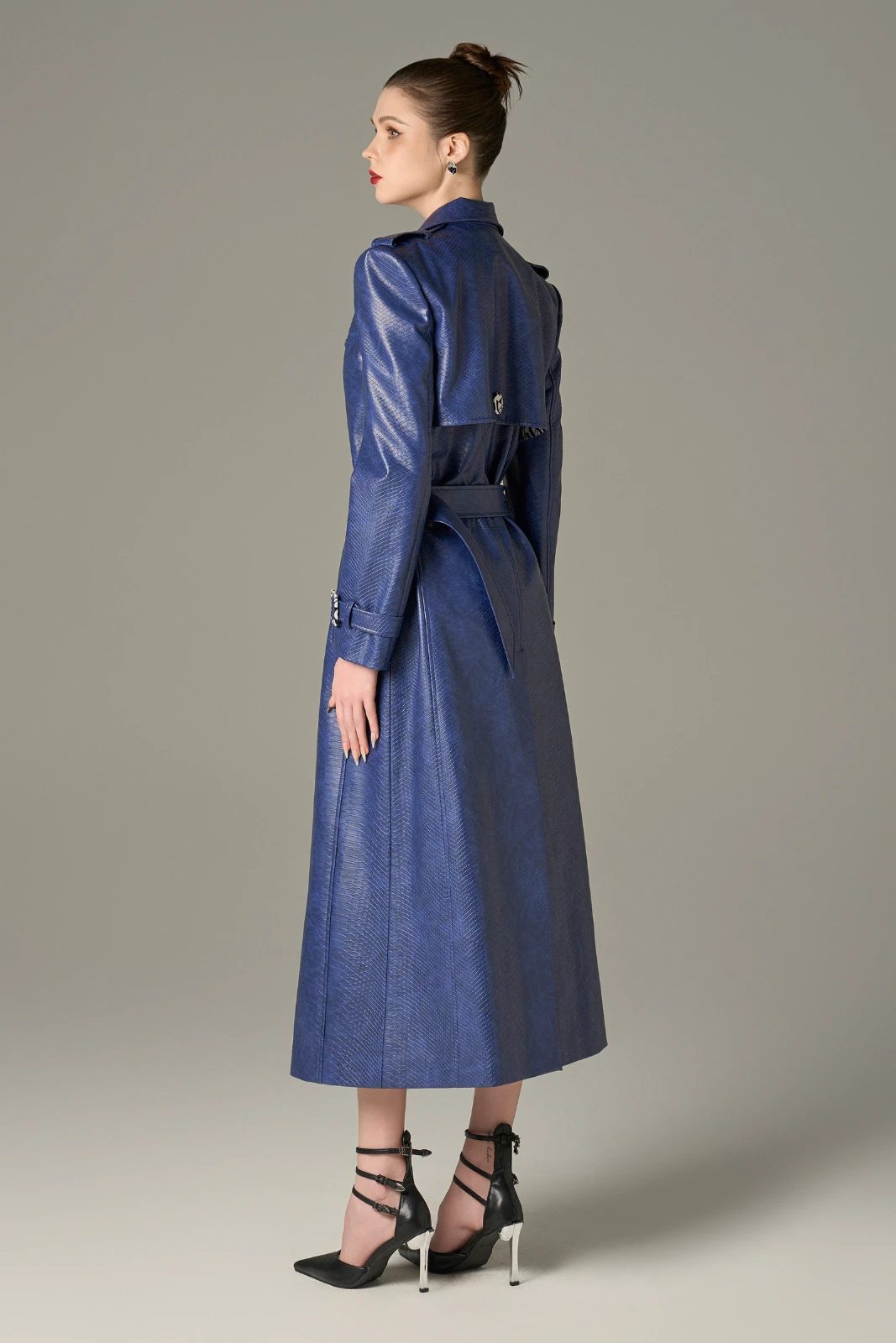 Striking Leather Trench Coat - MEAN BLVD