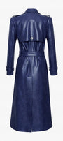 Striking Leather Trench Coat - MEAN BLVD