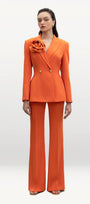 Suzanne Straight Side Pocket Velvet Floor Length Pants - MEAN BLVD