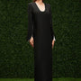 Sydney Straight Scoop Neck Rain Cloth Maxi Dress - MEAN BLVD