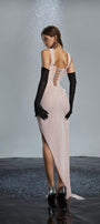 Sylvi Asymmetric Draped Spandex High-low Skirt - MEAN BLVD