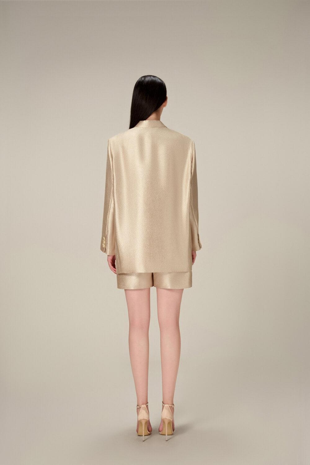 Taffeta Linen Blazer - MEAN BLVD