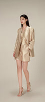 Taffeta Linen Blazer - MEAN BLVD