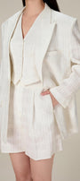 Taffeta Linen Blazer - MEAN BLVD