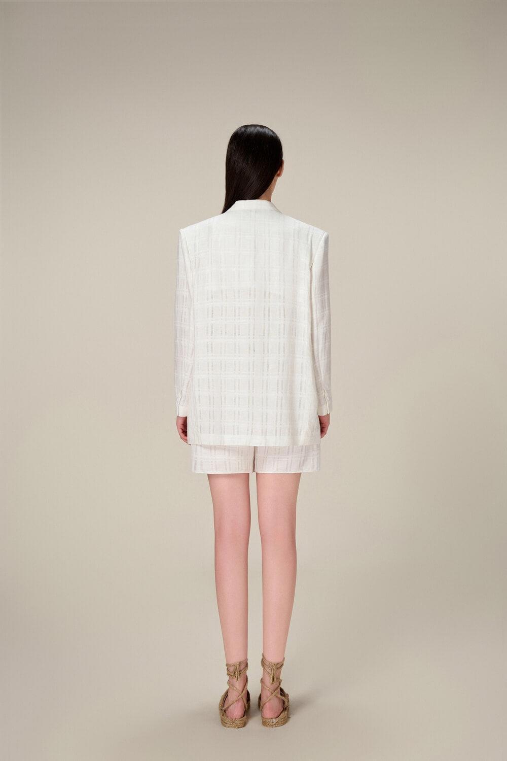 Taffeta Linen Blazer - MEAN BLVD