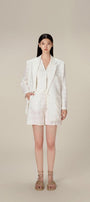 Taffeta Linen Blazer - MEAN BLVD