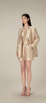 Taffeta Linen Blazer - MEAN BLVD