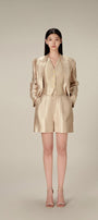 Taffeta Linen Blazer - MEAN BLVD