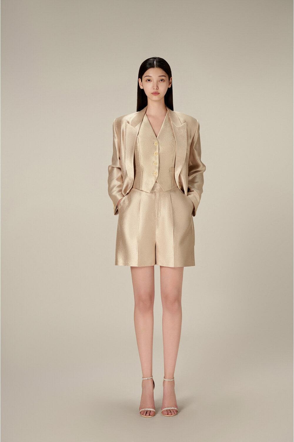Taffeta Linen Blazer - MEAN BLVD