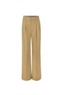 Taylor Straight Wide Leg Twill Crepe Floor Length Pants - MEAN BLVD