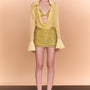 Tessa Tulip Stone Silk Mini Skirt - MEAN BLVD