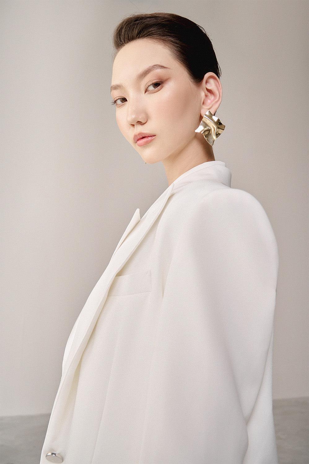 Thaliol Overcoat Notch Lapel Cotton Trench Coat - MEAN BLVD