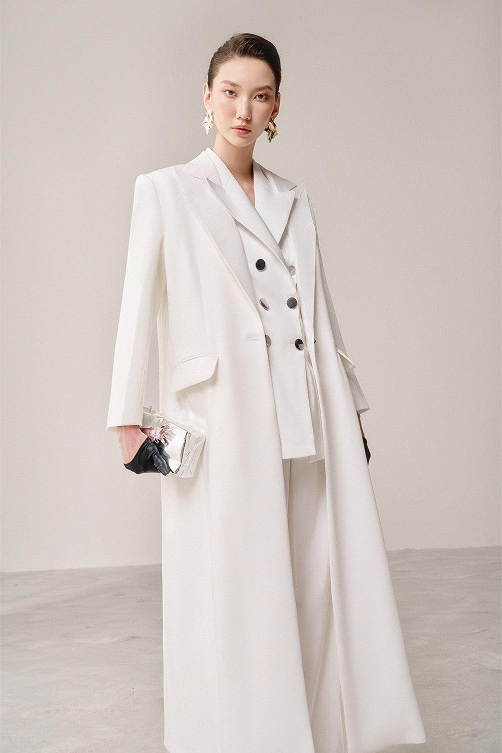 Thaliol Overcoat Notch Lapel Cotton Trench Coat - MEAN BLVD