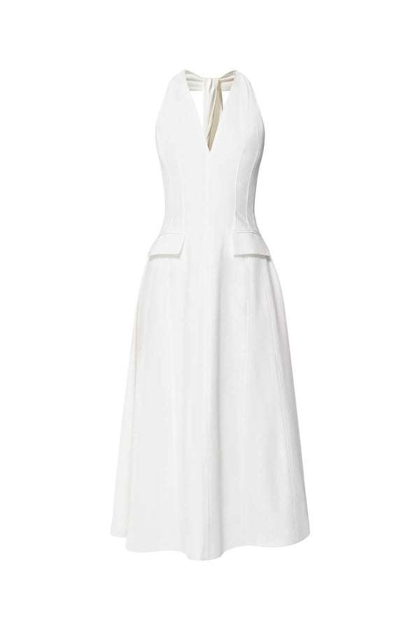 Tide A-line Sleeveless Cotton Midi Dress - MEAN BLVD