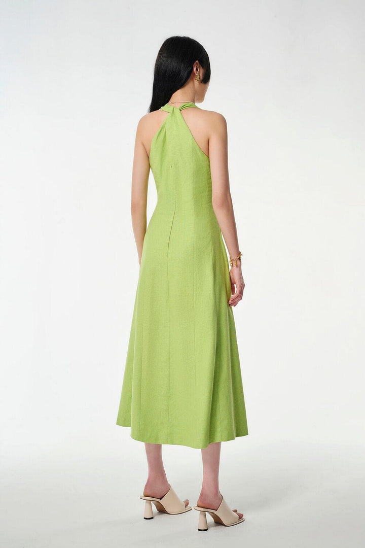 Tide A-line Sleeveless Cotton Midi Dress - MEAN BLVD