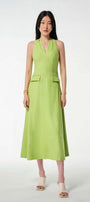 Tide A-line Sleeveless Cotton Midi Dress - MEAN BLVD