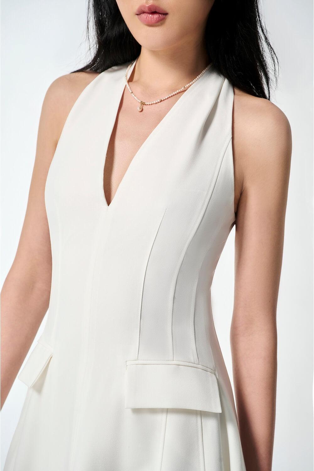 Tide A-line Sleeveless Cotton Midi Dress - MEAN BLVD
