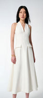 Tide A-line Sleeveless Cotton Midi Dress - MEAN BLVD