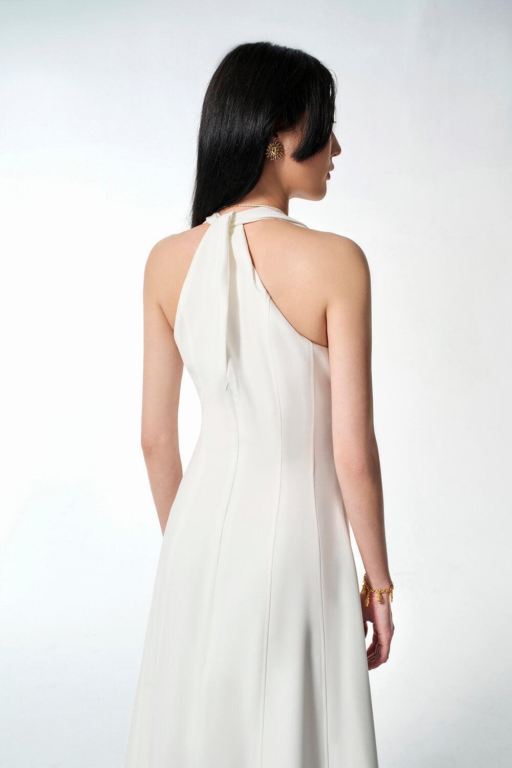 Tide A-line Sleeveless Cotton Midi Dress - MEAN BLVD
