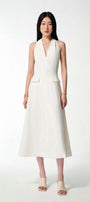 Tide A-line Sleeveless Cotton Midi Dress - MEAN BLVD