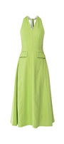 Tide A-line Sleeveless Cotton Midi Dress - MEAN BLVD