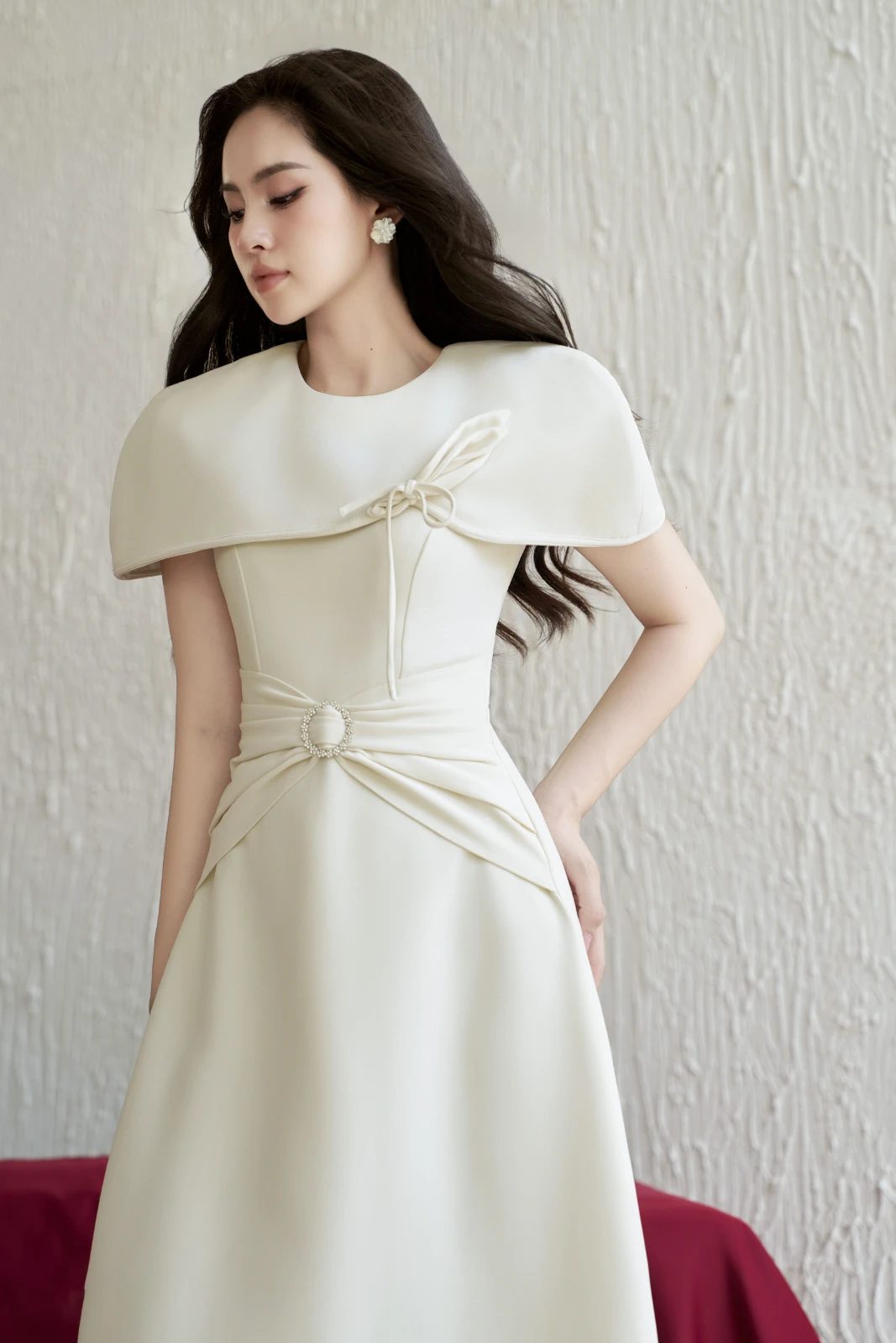 Tracy Draped Midi Dress - MEAN BLVD