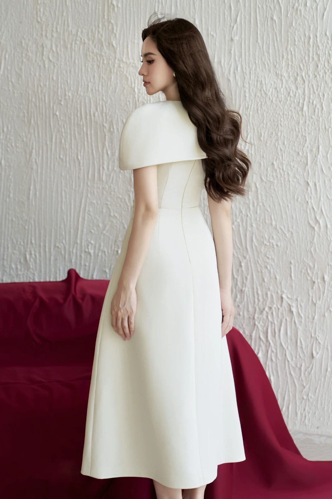 Tracy Draped Midi Dress - MEAN BLVD