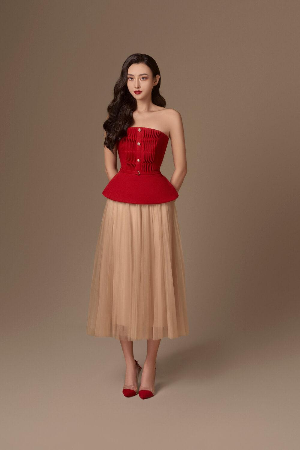 Turin Gathered Skirt MEAN BLVD
