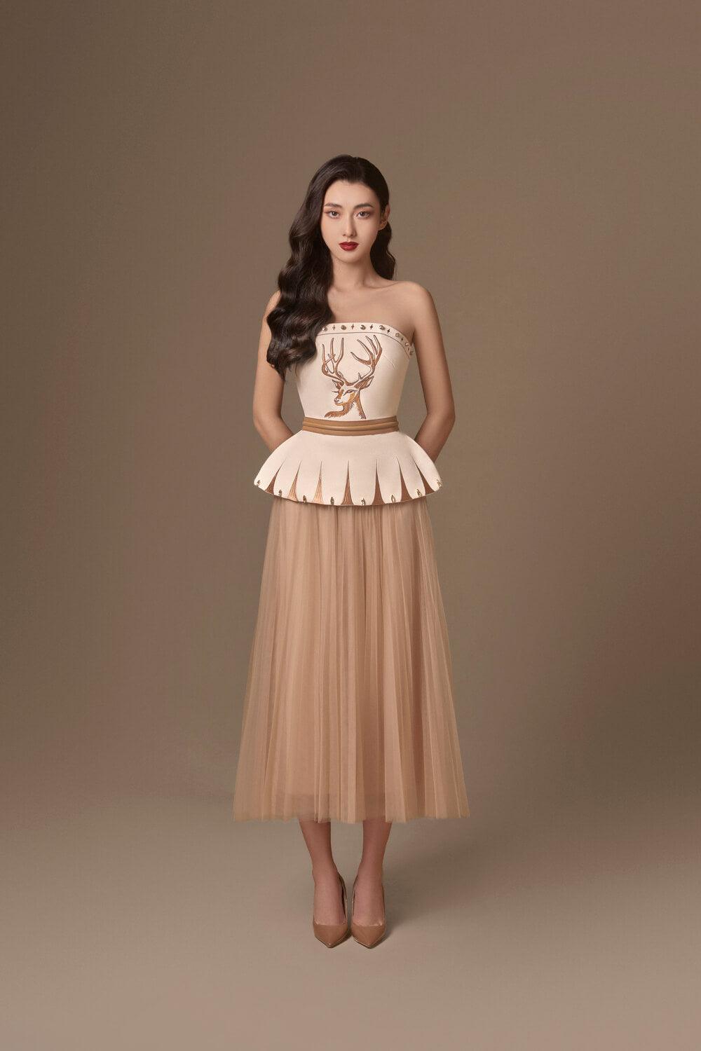 Turin Gathered Skirt MEAN BLVD