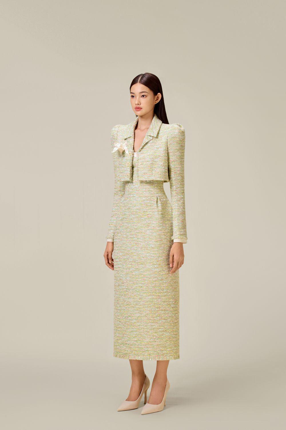 Tweed Crop Jacket - MEAN BLVD