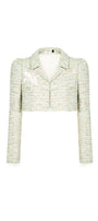 Tweed Crop Jacket - MEAN BLVD