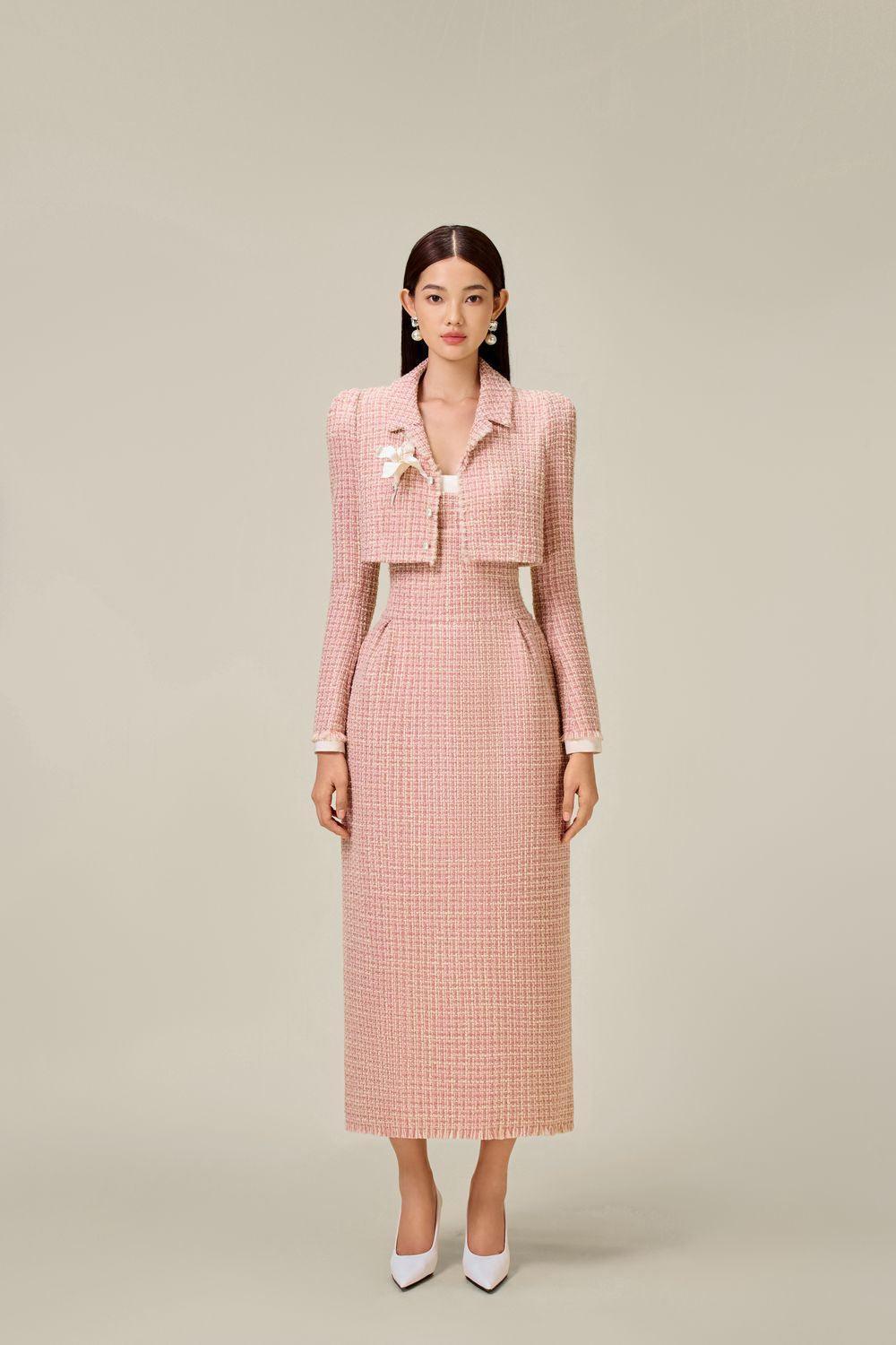 Tweed Crop Jacket - MEAN BLVD