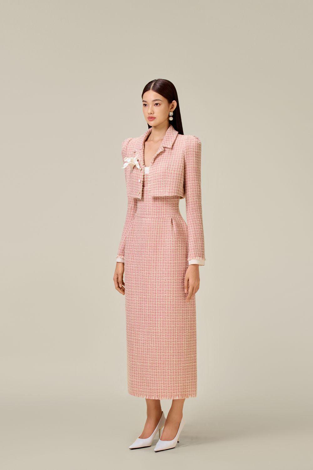 Tweed Crop Jacket - MEAN BLVD