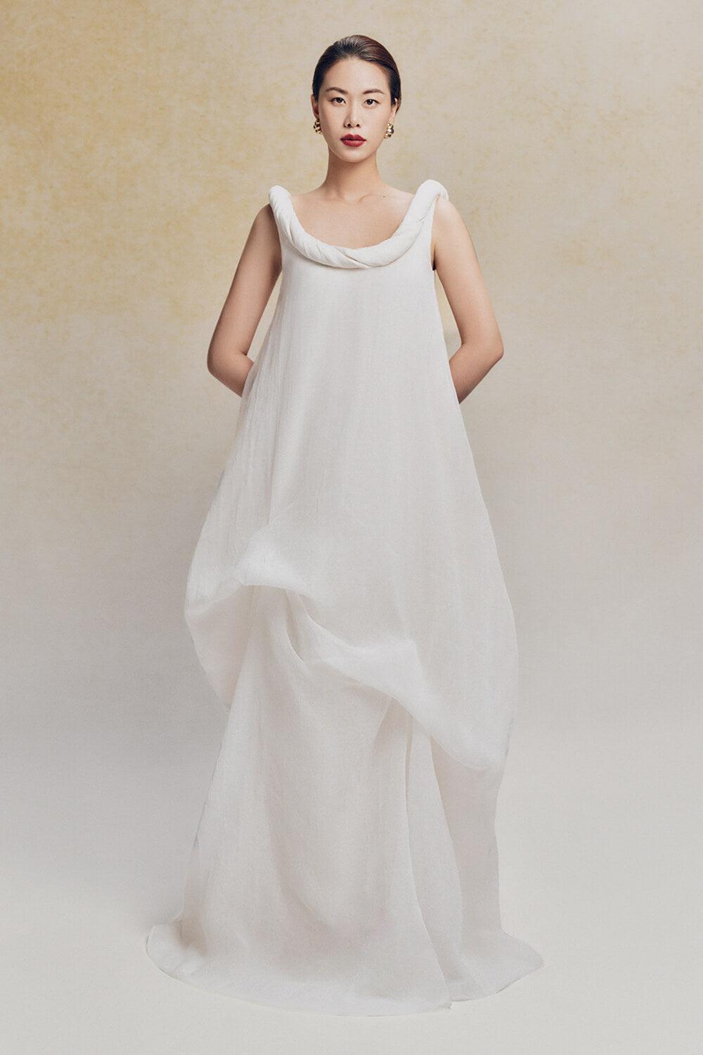 Uyen Thy Cocoon Sleeveless Floss Maxi Dress - MEAN BLVD