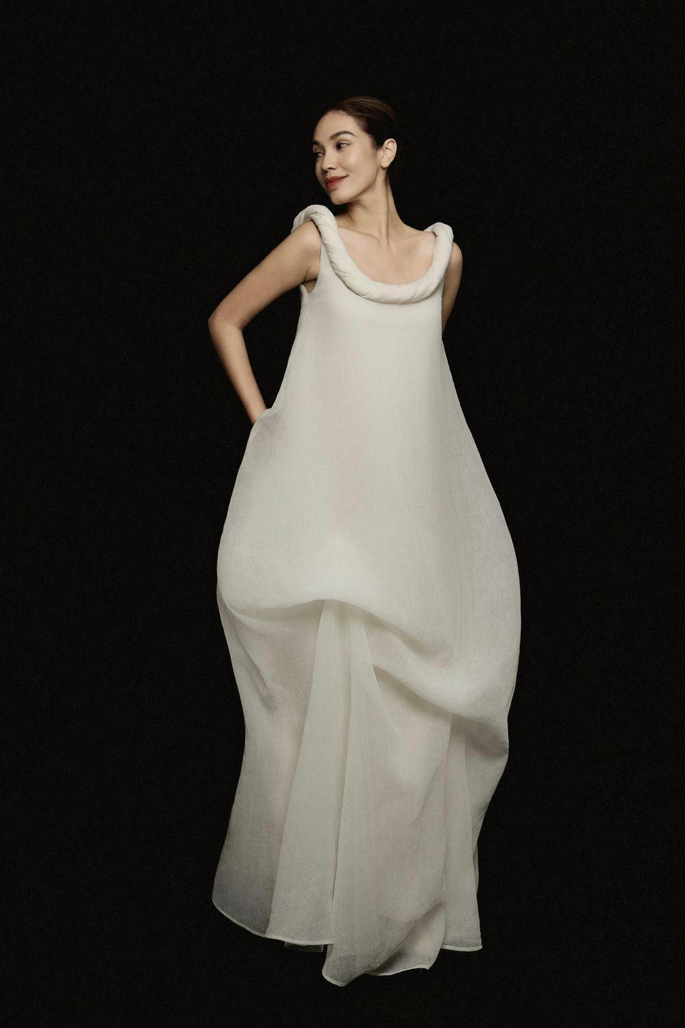 Uyen Thy Cocoon Sleeveless Floss Maxi Dress - MEAN BLVD