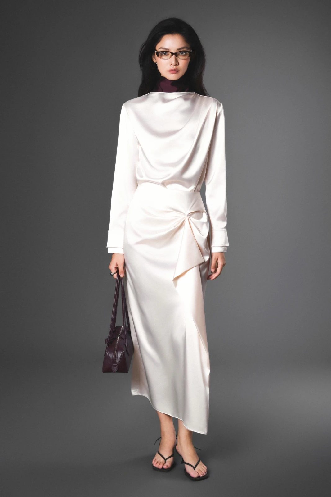 Valentina Draped Skirt - MEAN BLVD