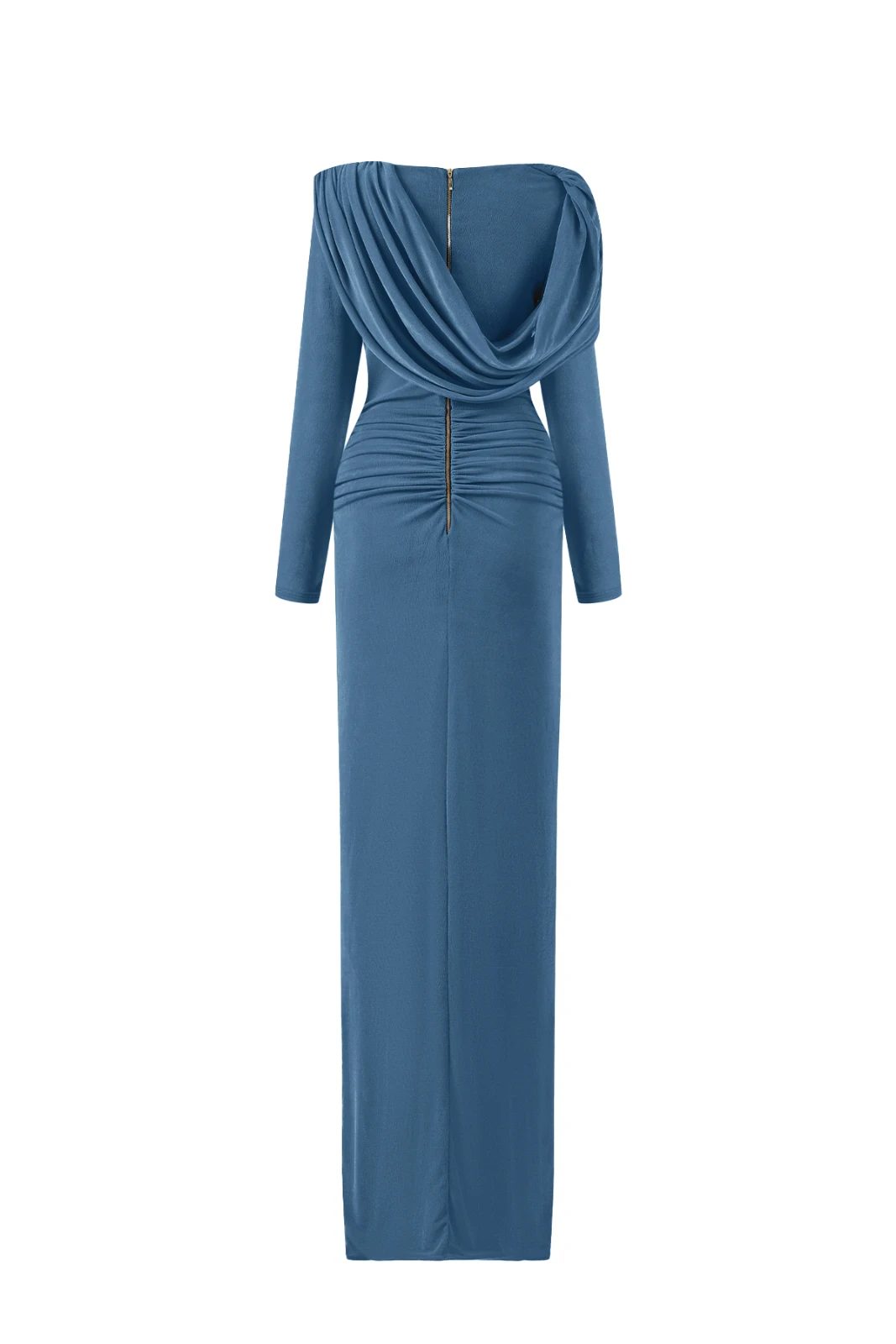 Valoria Draped Maxi Dress - MEAN BLVD
