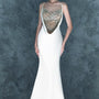 Vargas Mermaid Scoop Neck Silk Floor Length Dress - MEAN BLVD
