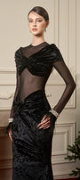 Vault Velvet Maxi Dress - MEAN BLVD