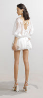 Velez Balloon Gathered Chiffon Mini Skirt - MEAN BLVD